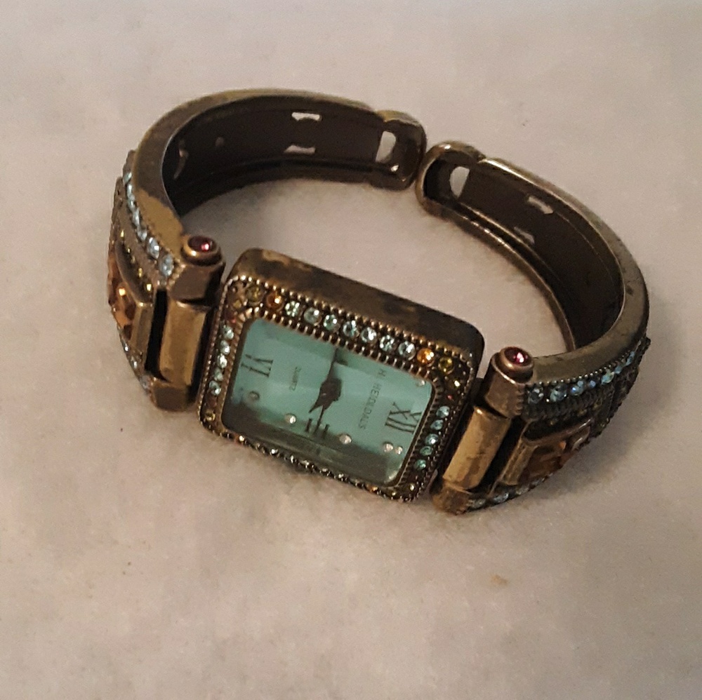 HEIDI DAUS BYZANTINE VINTAGE WATCH BANGLE